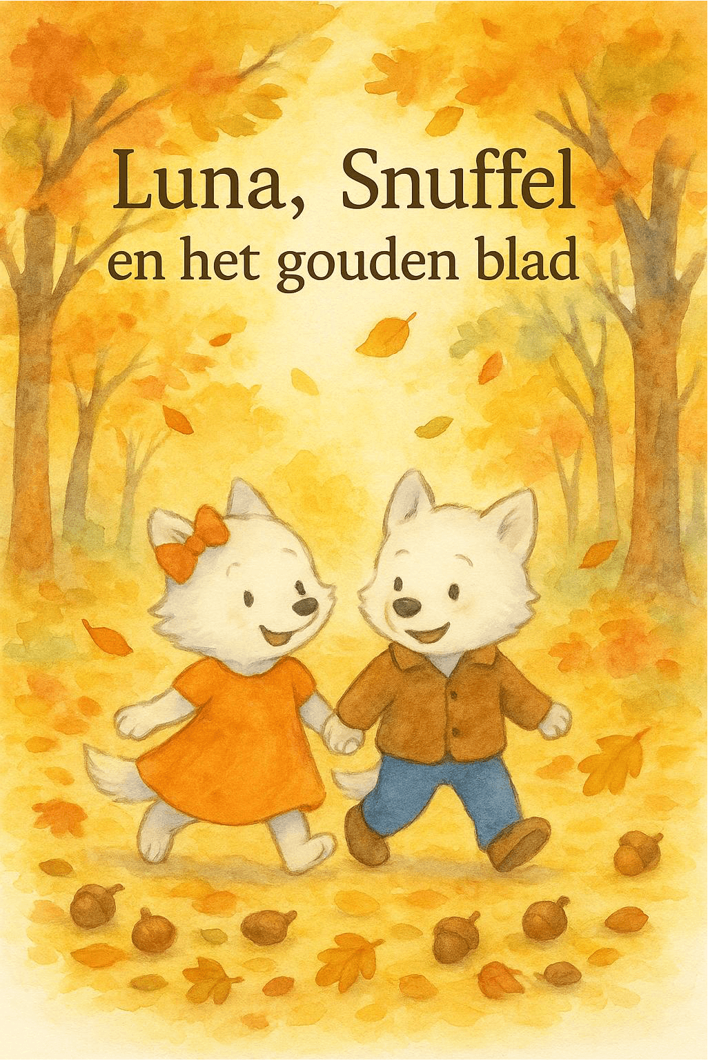 Cover van Luna, Snuffel en het gouden blad