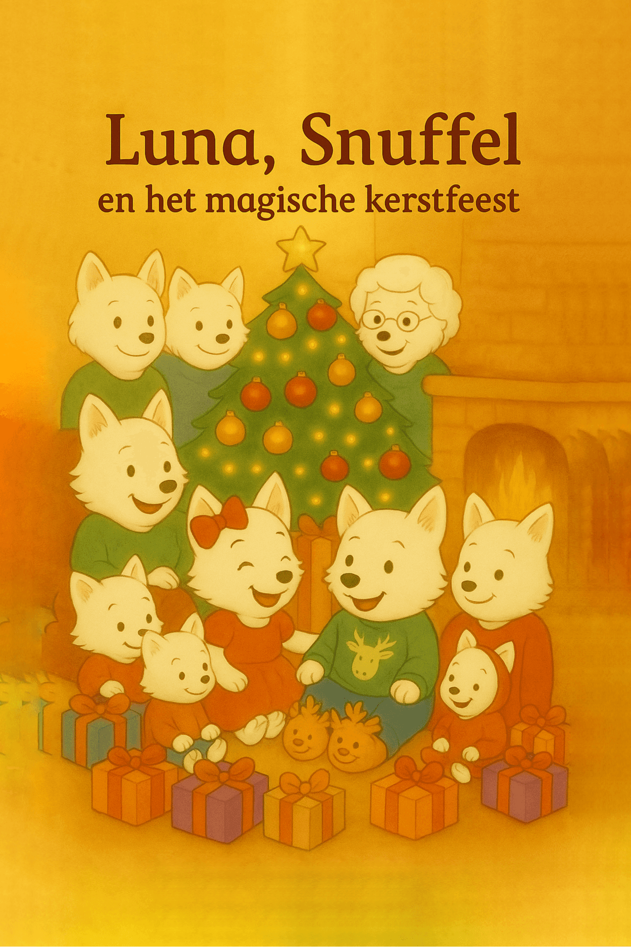 Cover van Luna, Snuffel en het magische kerstfeest
