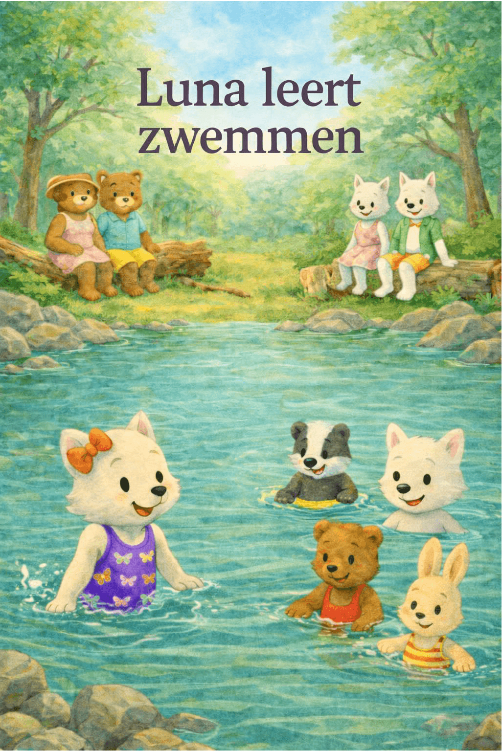 Cover van Luna leert zwemmen