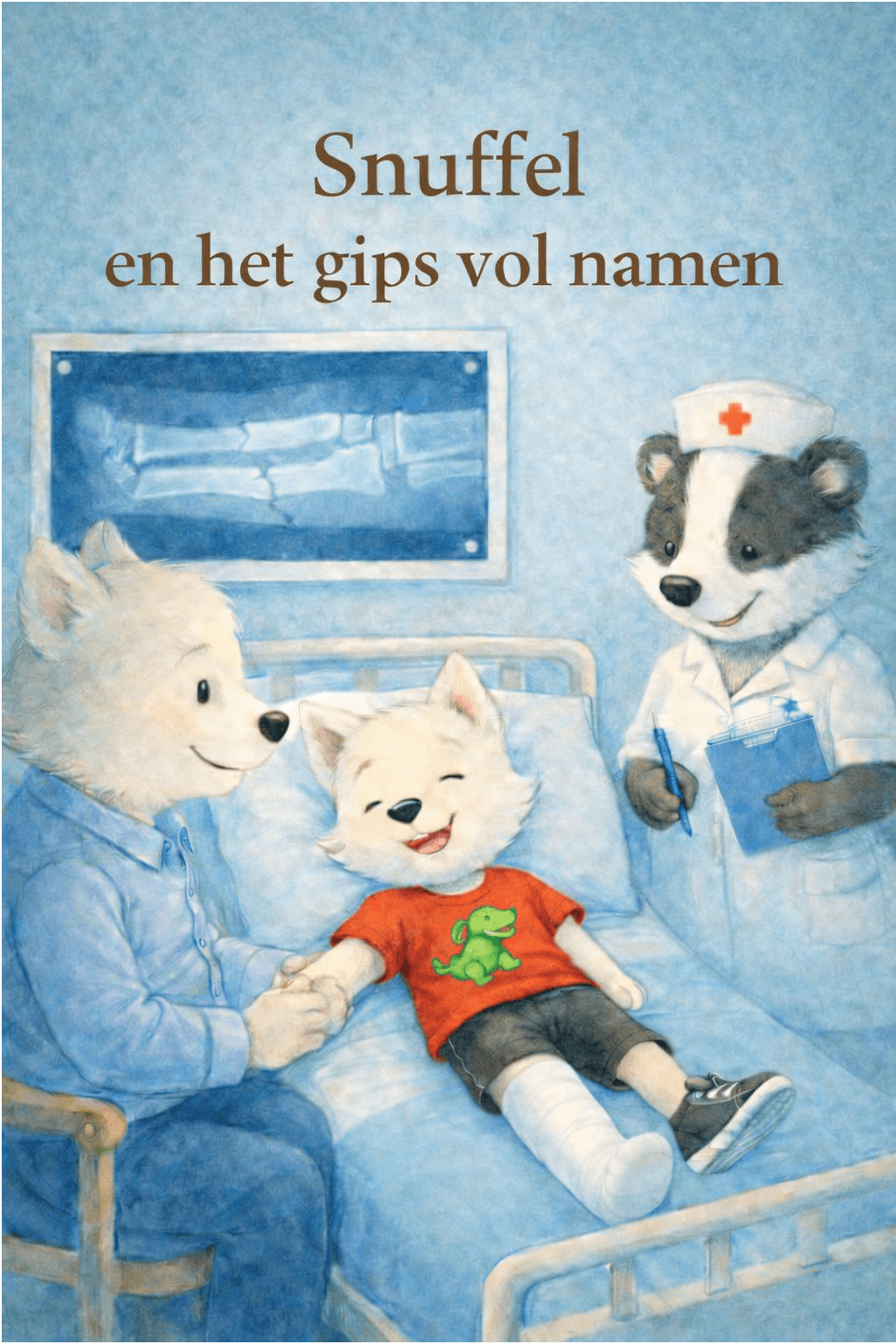 Cover van Snuffel en het gips vol namen